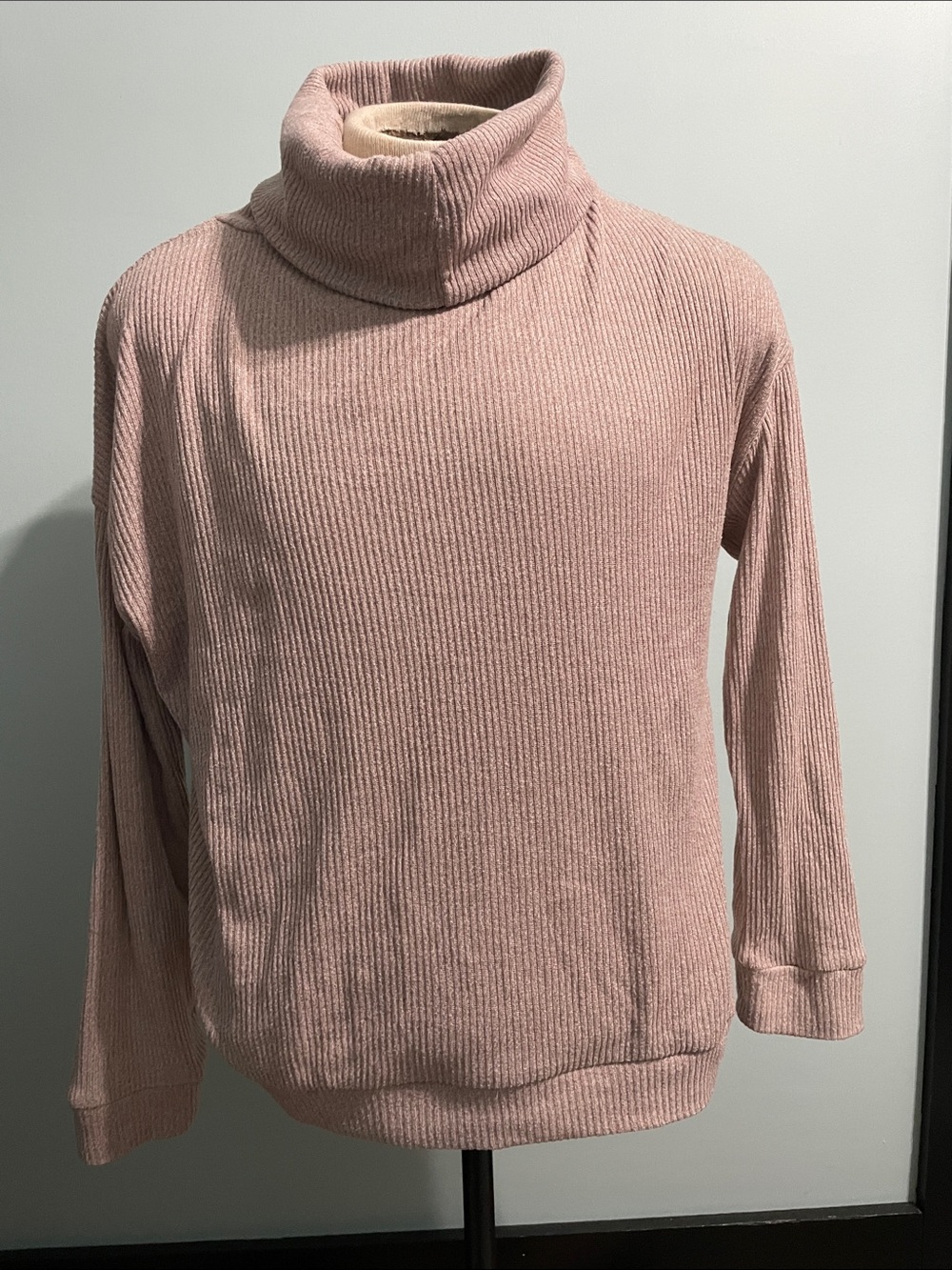 Unbranded Pink Cowl Neck Sweater Size M/L